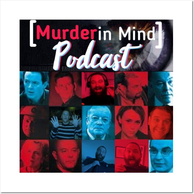 Murder in Mind Pod Logo Wall Art by SJPWorldMedia